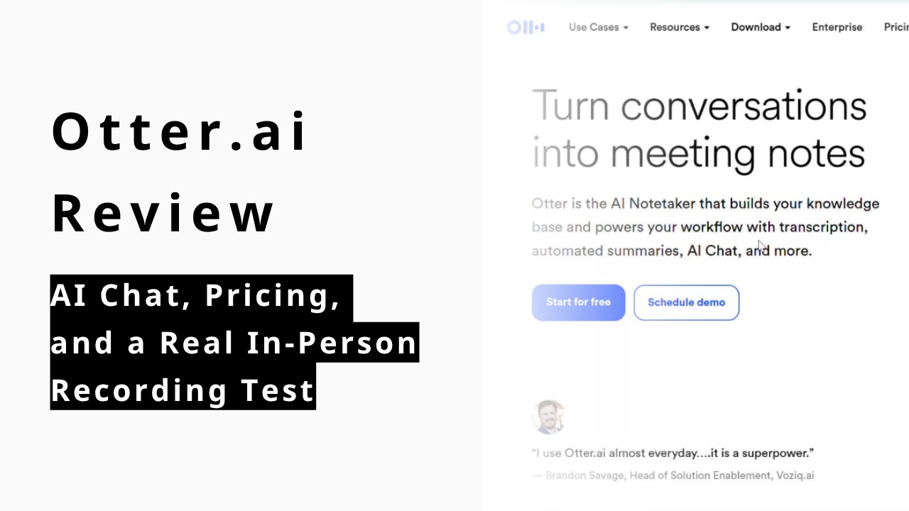 カバー画像:Otter.ai Review 2026: AI Chat, Pricing, and a Real In-Person Recording Test