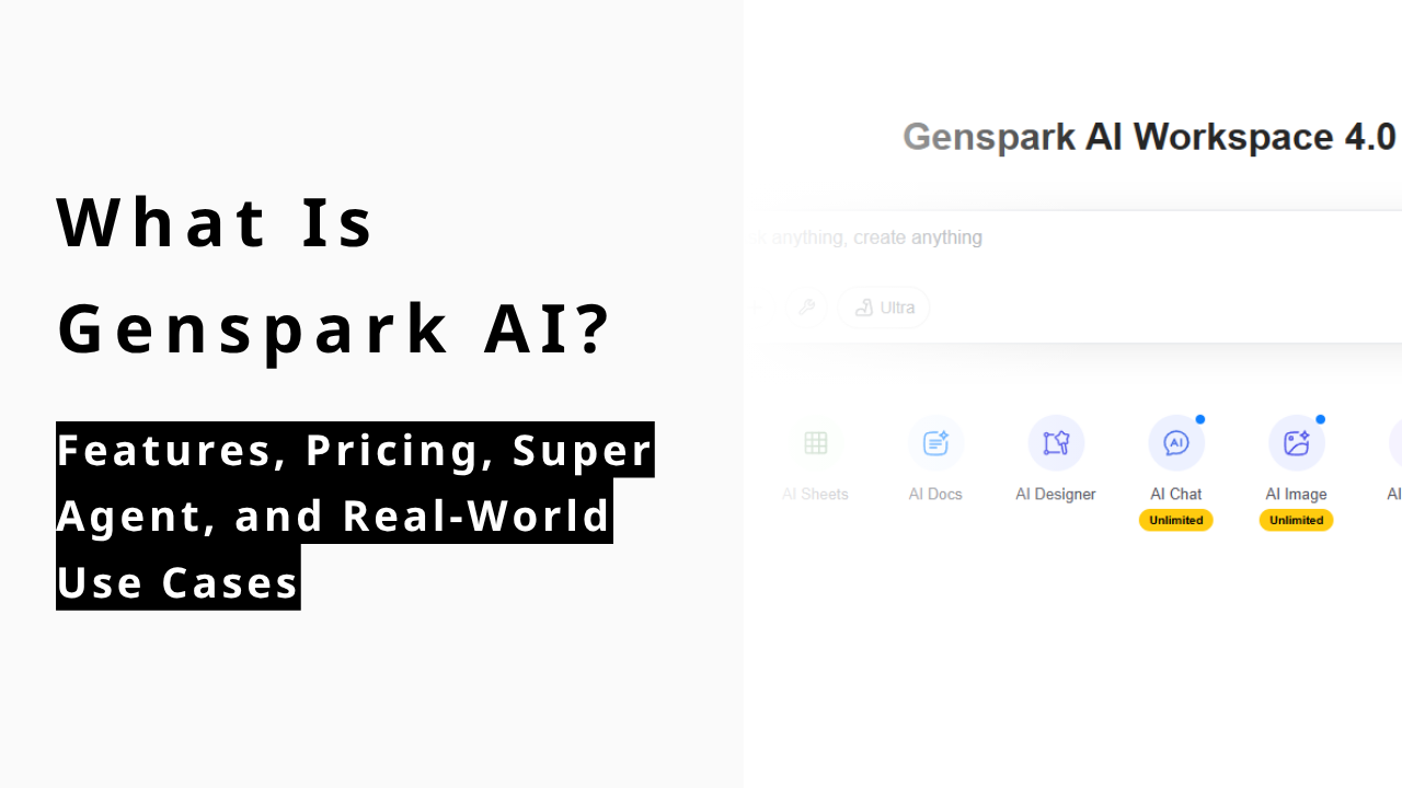 カバー画像:What Is Genspark AI? Features, Pricing, Super Agent, and Real-World Use Cases in 2026